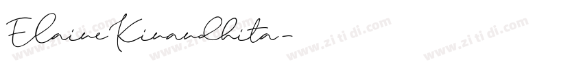 ElaineKinandhita字体转换