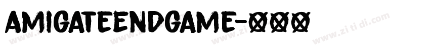 AmigateEndgame字体转换