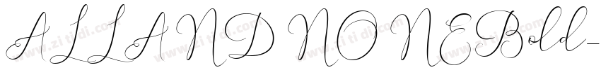 ALLANDNONEBold字体转换