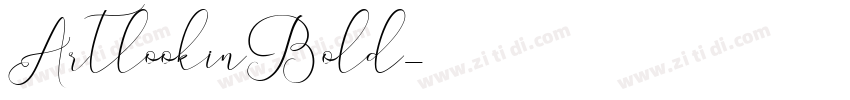 ArtlookinBold字体转换