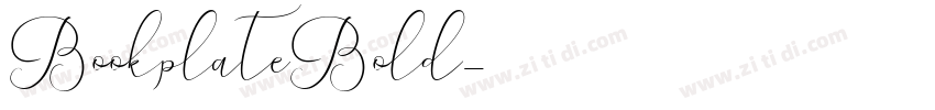 BookplateBold字体转换