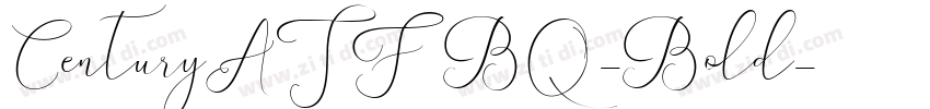 CenturyATFBQ-Bold字体转换