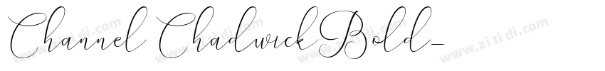 Channel4ChadwickBold字体转换