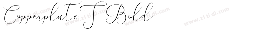 CopperplateT-Bold字体转换