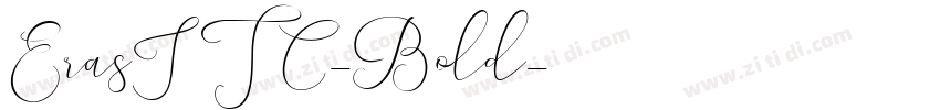 ErasITC-Bold字体转换