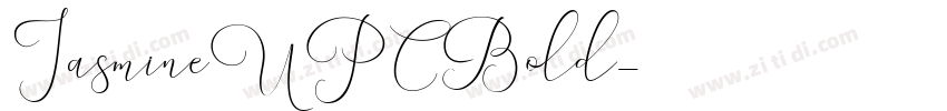 JasmineUPCBold字体转换