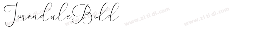 JorendaleBold字体转换