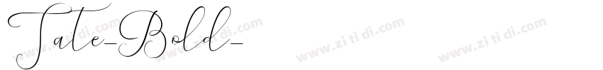 Tate-Bold字体转换
