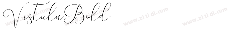 VistulaBold字体转换
