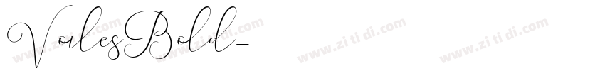 VoilesBold字体转换