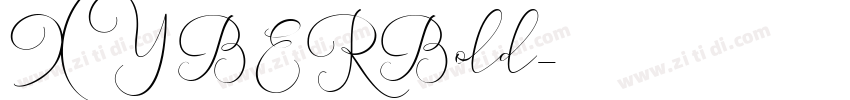 XYBERBold字体转换