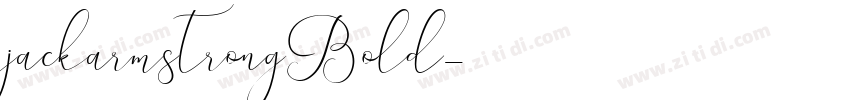 jackarmstrongBold字体转换