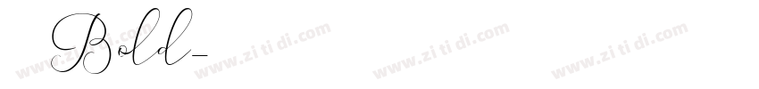 方正行楷Bold字体转换