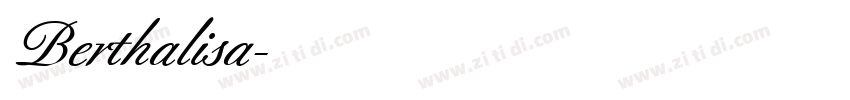 Berthalisa字体转换