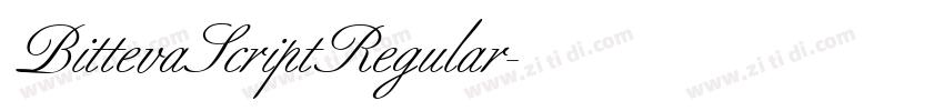 BittevaScriptRegular字体转换