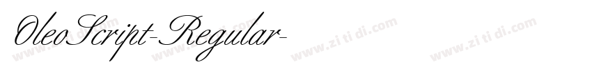 OleoScript-Regular字体转换 OleoScript-Regular字体转换