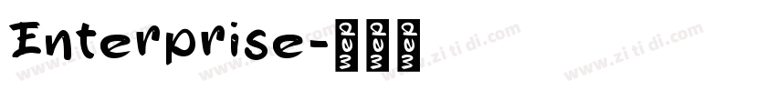 Enterprise字体转换