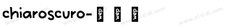 chiaroscuro字体转换