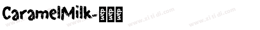 CaramelMilk字体转换