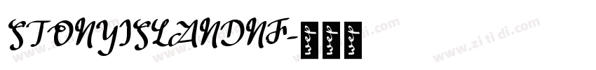STONYISLANDNF字体转换