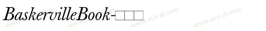 BaskervilleBook字体转换