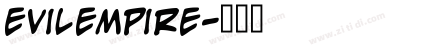 EvilEmpire字体转换