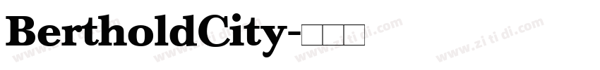 BertholdCity字体转换