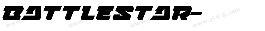 battlestar字体转换