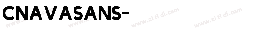 CnavaSans字体转换