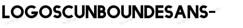 LogoSCUnboundeSans字体转换