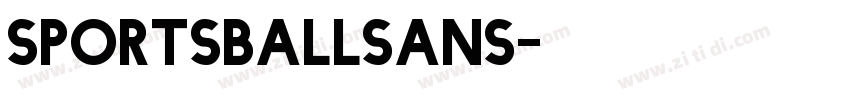 SportsballSans字体转换
