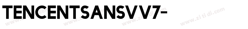 TencentSansVv7字体转换