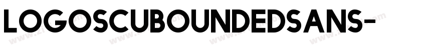 logoSCUboundedSans字体转换