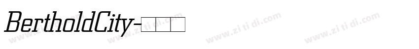 BertholdCity字体转换