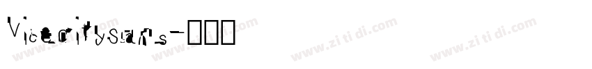 ViceCitySans字体转换