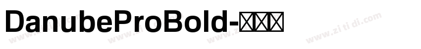 DanubeProBold字体转换