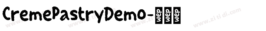 CremePastryDemo字体转换