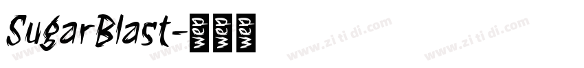 SugarBlast字体转换