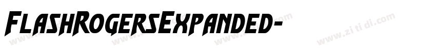FlashRogersExpanded字体转换