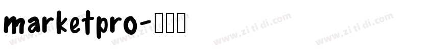 marketpro字体转换