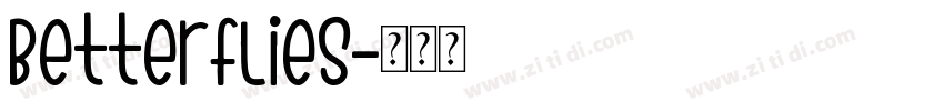 Betterflies字体转换