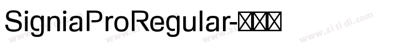 SigniaProRegular字体转换