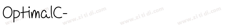 OptimalC字体转换