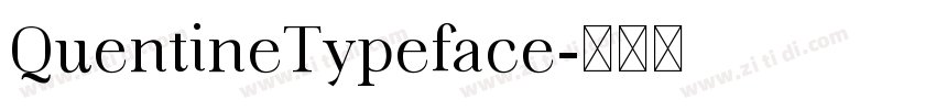 QuentineTypeface字体转换