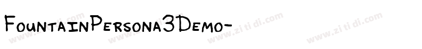 FountainPersona3Demo字体转换