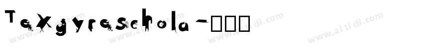 TeXgyreSchola字体转换