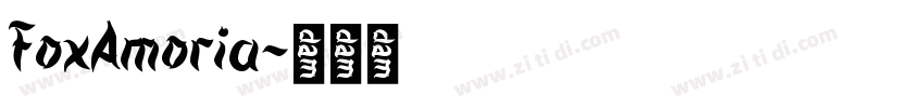 FoxAmoria字体转换