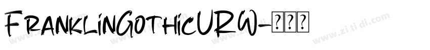 FranklinGothicURW字体转换