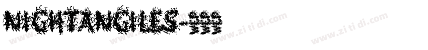 NightAngiles字体转换