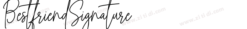 BestfriendSignature字体转换